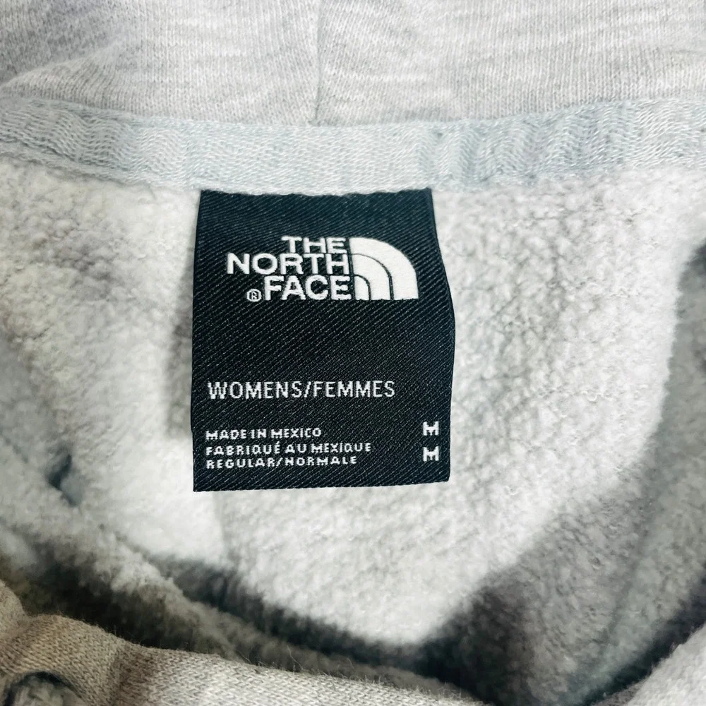 The North Face Mens Heather Grey Half Dome Pullover Hoodie Sweatshirt M Logo